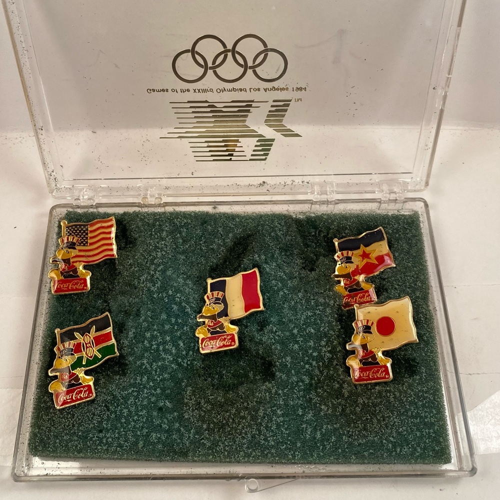 Olympic Coca Cola Souvenir Pins